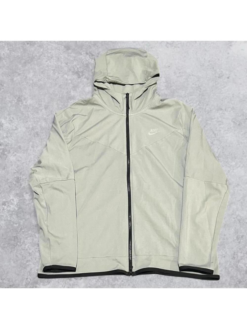 Men’s Nike Greenish Gray Nike Tech Full Zip Jacket - Size XL
